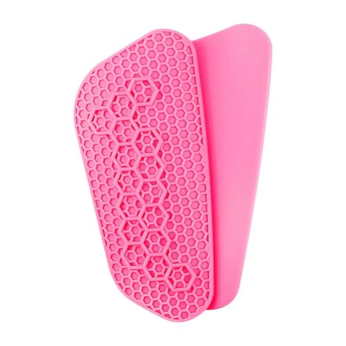 Espinilleras de silicona para fútbol, espinilleras para piernas, protección ligera, equipo de juego de fútbol