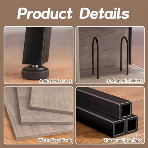 Image of Faesun 3 Tier Flip Top Record Player Stand, Vinyl Record Storage Holds up to 300+ Albums, Large Record Player Cabinet, Vintage Turntable Stand with Vinyl Display, for Living Room Bedroom, Gray