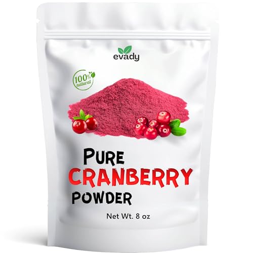 Cranberry Powder 8 oz, Natural Cranberry Powder for Baking, Smoothies, Tea, Good for Immune System