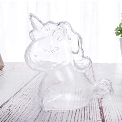 Boîtes de rangement transparentes licorne pour cadeaux d'invités