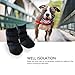 Zerodis Adjustable Rubber Protector Anti Slip Dog Boots - Set of 2 Soft Shoes for Wound Recovery, Warm & Comfortable with Excellent Isolation, Slip (M)