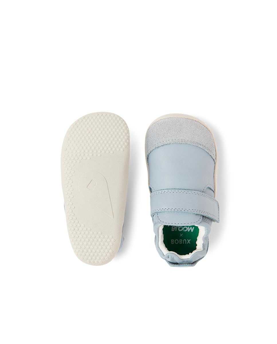 Bobux Xplorer Marvel Arctic with Merino Fleece Pantoufle pour les premiers pas en cuir toile avec semelle EVA