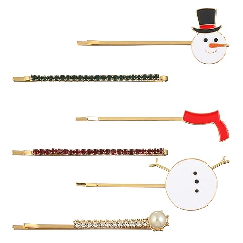 Pinzas de pelo de Navidad infantiles perfectas para peinados festivos en cenas familiares