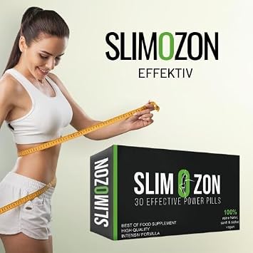 2 x Slimozon 30 + 30 Capsules - Lose Belly Fat and Lose Weight Quickly - The Pill for Effective Weight Loss