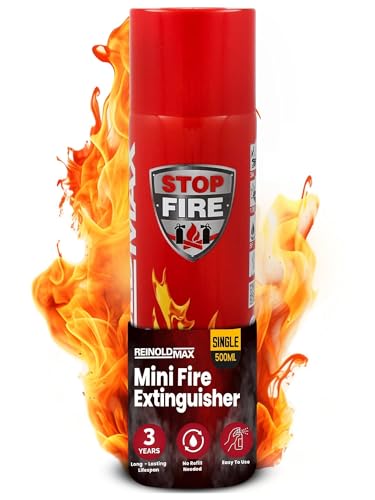 500ml All-in-1 Fire Extinguisher Home - Compact & Effective Small Fire Extinguisher