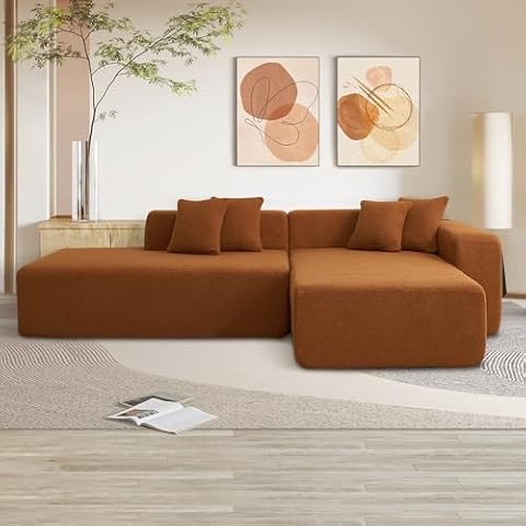 BAMOOLI 105'' Modular Sectional Sofa Cover
