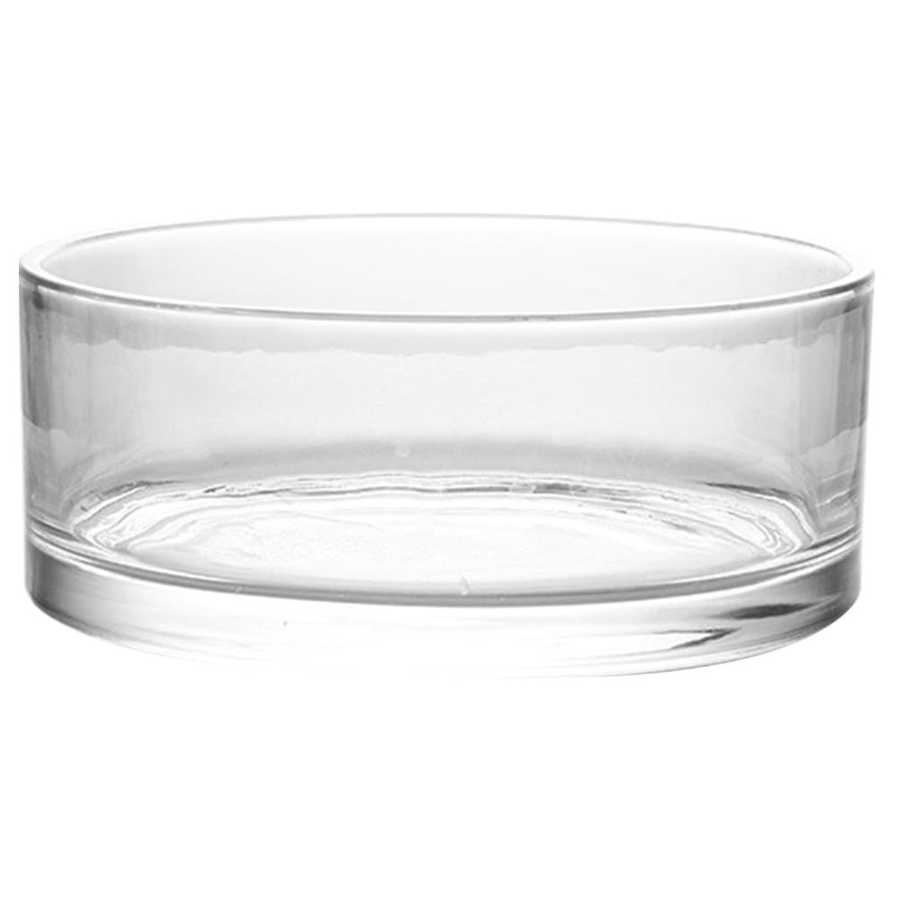 BESPORTBLE Jarrón De Cristal 20X20 Cm De Boca Ancha Florero Redondo Terrario Macetero Hidropónico Contenedor Floral Pecera Transparente para Centro De Mesa Evento De Boda
