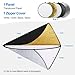 EMART 24'' (60cm) 5 in 1 Photo Collapsible Photography Reflector with Bag - Portable Camera Panel for Studio Video,Outdoor Lighting, Indoor Shooting, Portraint -Translucent, White, Silver, Gold, Black