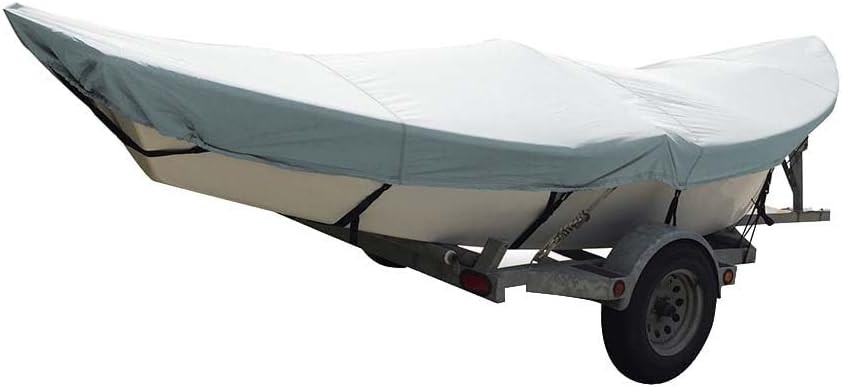 Carver Poly-Flex II Styled-to-Fit Boat Cover f/16' Drift Boats - Grey