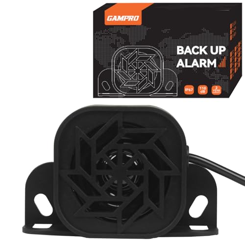 Alarme de recul étanche IP67 pour camion avec bip sonore 110 dB et avertisseur 12V-48V