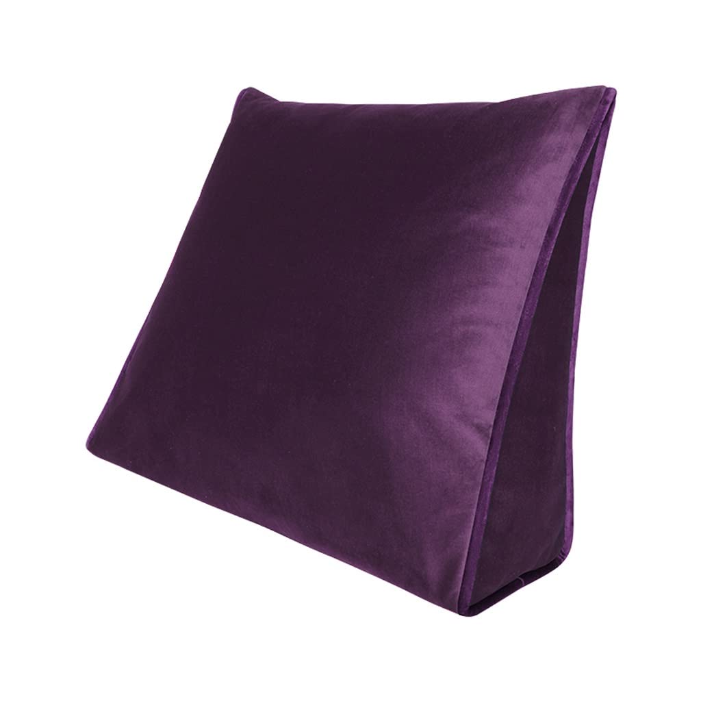 Taie d oreiller triangle velours luxe pour lecture au lit et longs trajets en voiture