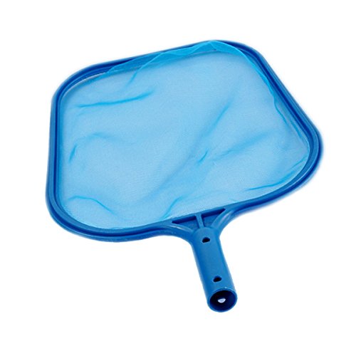 Skimmer Manuale Per Piscina E Vasca Idromassaggio – Rete Raccoglifoglie Con Anello Regolabile, Blu 41,5x30cm