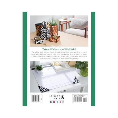 image for Leisure Arts Wild for Style Plastic Canvas Book and Patterns – Patte