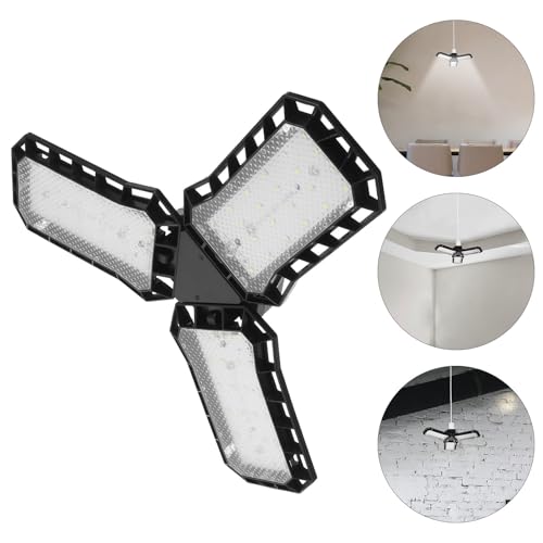 Plafonnier LED garage pliable 360 éclairage atelier orientable - 7