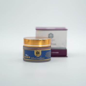 KAPRUKA Bilesma Saffron Face Cream - Moisturizer for Dry/Normal Skin - Reduces Dark Spots, Under-Eye Circles, Wrinkles - Saffron, Turmeric, Sandalwood, 50ml