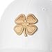 Black Clover Spring Luck Nugget S/M White Hat with Inca Gold HD Clover Patch