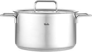 Fissler Pure Collection Suppentopf mit Glasdeckel, 24,1 cm, 5,3 l