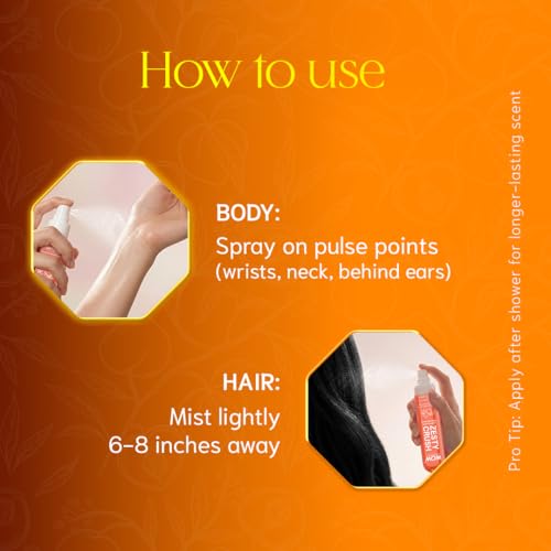 Image of WOW Skin Science Zesty Crush Unisex Body & Hair Perfume Mist | Juicy Fruity Vanilla Musk Fragrance with Niacinamide | Lightweight, Skin-Close Scent for Men & Women | Playful Everyday Perfume Mist | 100 ml