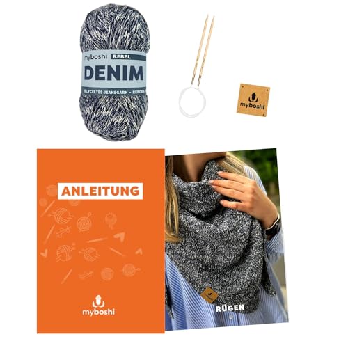 Myboshi Strickset Rügen Tuch Anfänger 6 Knäuel