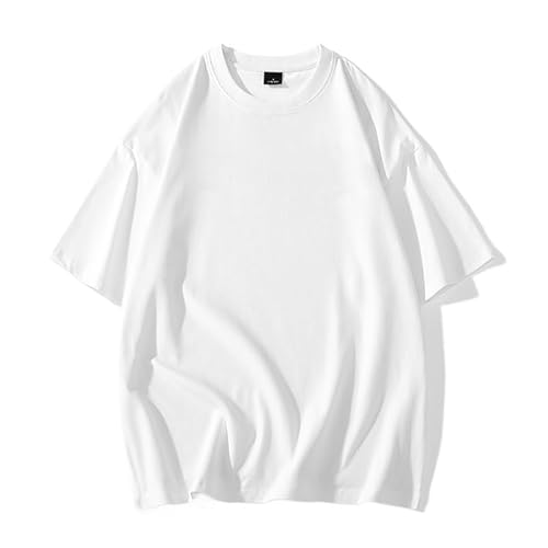 [EPMNTHI] Outdoor Short Sleeved T shirt Men's Retro Cotton Clothes Versatile