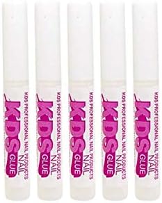 5 pcs KDS Nail Tip Glue - Adhesive Super Bond for Acrylic Nails Tips - 0.07 oz for Each Glue