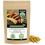 Alpi Nature Cúrcuma Raíz Cortada 250g, Trozos de Raíz de Cúrcuma Secos y Cortados, Té Suelto