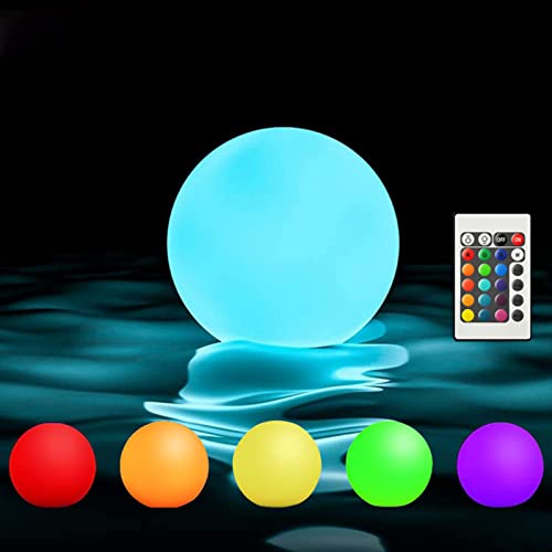 Borelor Floating Pool Lights,3-Inch USB Rechargeable &...