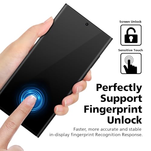 DIACUBE [2 Pack] For Samsung Galaxy S21, 9H Ultra Thin Glass Screen Protector [Support Fingerprint Unlock], Anti-Scratch, Ultra Clear, High Touch Sensitivity, Unbreakable, Bubble-Free Easy