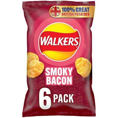 Walkers Smoky Bacon Crisps, 6 Stück Cover