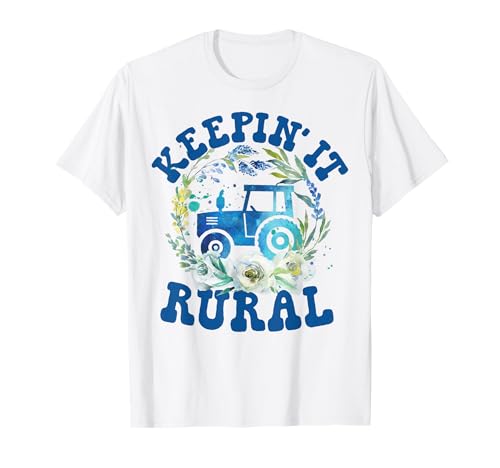 Tractor agrícola divertido Keepin' It rural vintage Camiseta