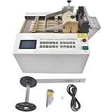 ✪【Moteur puissant】: Doté d'un moteur robuste de 300 W, ce coupe-tube thermorétractable offre des vitesses de coupe impressionnantes de 100 à 120 coupes par minute (50 mm). Il est équipé d'un ventilateur de dissipation pour une dissipation efficace de la chaleur, garantissant un fonctionnement sûr.