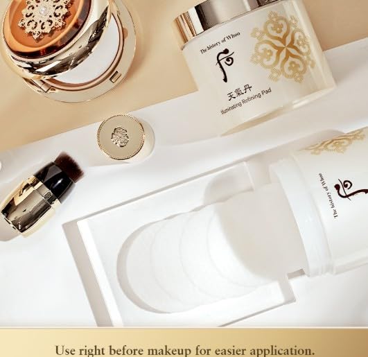The History of Whoo Illuminating Refining Pad, 160ML (60PCS)