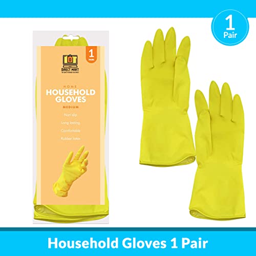 Easy 24 Hr Thick Toilet Bleach Cleaner 750ml - 12 Pack | Thick Bleach for Toilet Cleaner, Kills 99.9% Bacteria, With 1 Pair DirtBuster Medium Household for Cleaning by Direct Mart Ltd - Image 8