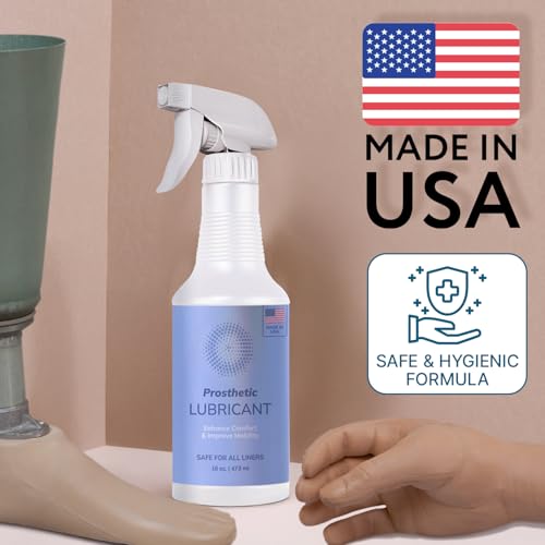 image for Samorillo 16oz Prosthetic Lubricant Spray for Easy Liner Application -