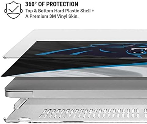 Skinit Case + Skin Compatible with MacBook Air 13in M1 (2021) - Officially Licensed NFL Carolina Panthers Design