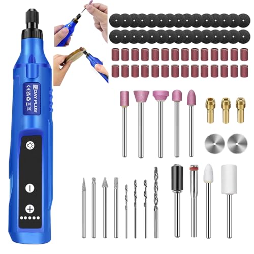 Engraving Pen Mini Cordless Rotary Tool Multi Tool,Power Rotary Tool Kit with 80 Accessories&5-Speeds,Hand Drill Wood Carving Tools 3.7V for Sanding,Polishing,Drilling,Etching