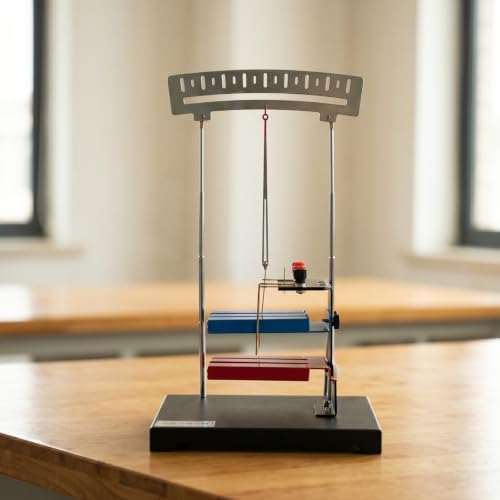 harayaa Physics Demonstrator Ampere Force Apparatus Electromagnetism Demonstration Device Classroom Model Teaching Instrument with Metal Structure and - 4