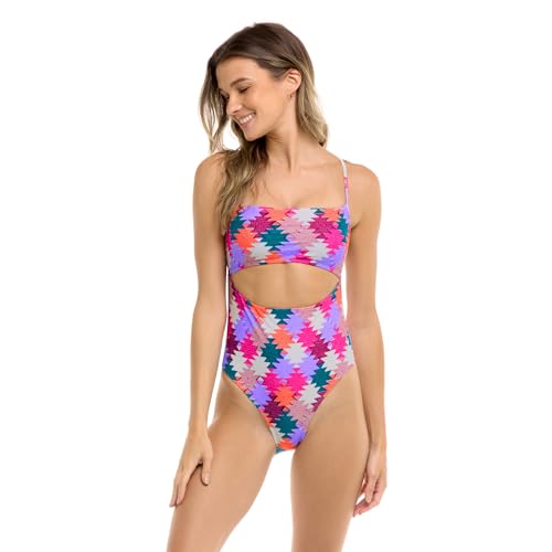 Devon Maillot de Bain Une Pièce avec Découpe Body Glove Femme Noir pour la Plage