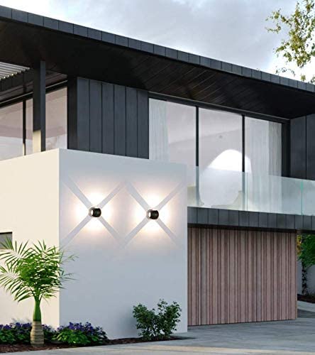 Image of 4Watt Slim fourway Updown Outdoor Waterproof (IP-65) led Elevation Light (Warm-White)