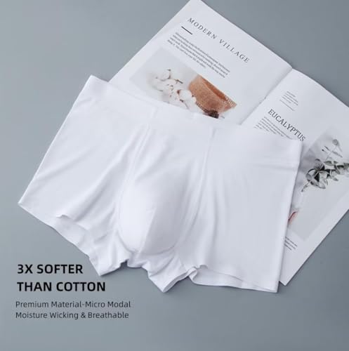 Image of SSoShHub Ultra-Soft Lycra Material Trunks for Men| Ice-Silk Seamless Men Short | Underwear | Breathable Antibacterial Boxers