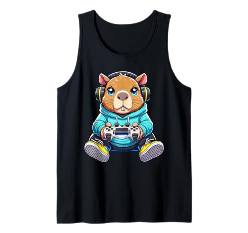 Capybara Retro Gamer Jeux vidéo Garçons Filles Enfants Débardeur