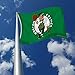 Rico Industries NBA 3-Foot by 5-Foot Single Sided Banner Flag with Grommets, Boston Celtics
