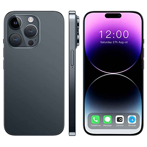 Exachat G14 Pro Max Unlocked Cell Phones, 6.82-Inch Hd Screen Phone, 3+64G Dual Sim Phone With A 128G Memory Card For Android 10 (Four Colors To Choose From) (Black) #TOP8