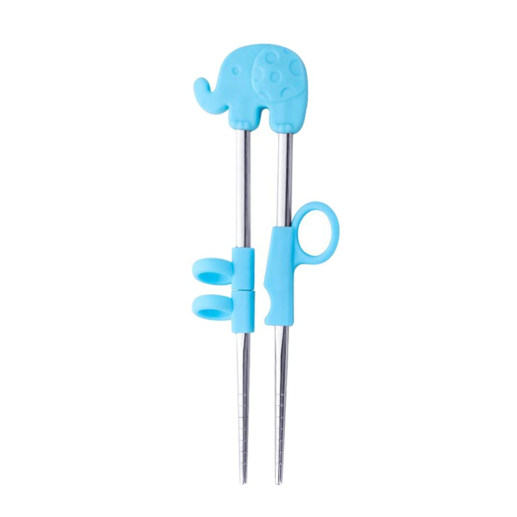 Kawn Stainless Steel 1Pair Children Kids Baby Chopsticks Learning Training A Blue Elephant (B0994VNZN1) Amazon Price History, Amazon Price Tracker