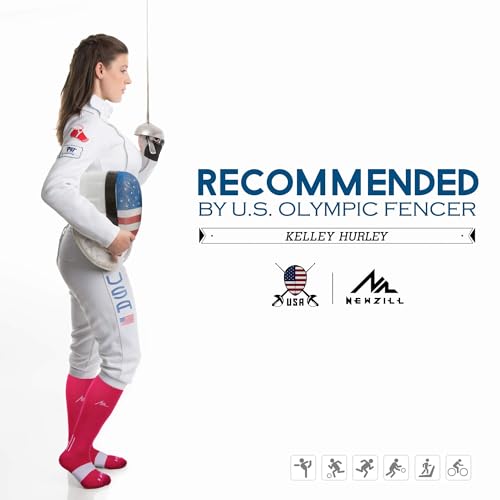 Image of NEWZILL Medical Compression Socks for Women & Men, 20-30 mmHg Knee-High Support for Circulation, All-Day Comfort for Work Travel Running Cycling and Fitness