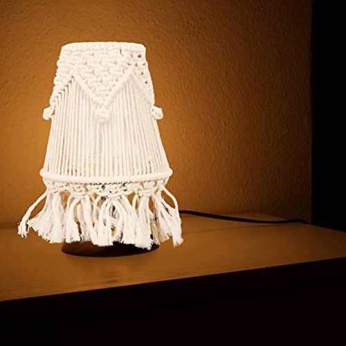 Upkoch Home Decor Home Decor Chandelier Light Covers Macrame Lamp Shade Light Cover For Living Room, Bedroom And Bathroom, 23X15X10Cm Modern Lamp Shade Lamp Shades Lamp Shades #TOP7