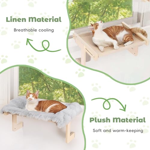 Lit chat apaisant contre l'anxiété avec coussin déhoussable et lavable