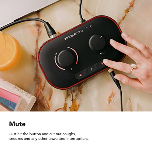 Focusrite Vocaster One USB Audio Interface for Podcasting, Black by Focusrite - Image 7