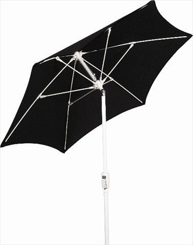 FiberbuiltHome 9Hcrw-T-Bla Patio Umbrella 9 Ft - Black