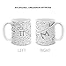 MUGBREW Math Equations Whiteboard Ceramic Coffee Mug Tea Cup, 11 OZ